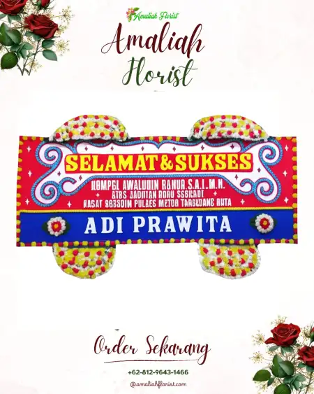 Papan Bunga Ucapan Selamat Bama